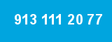913 111 20 77 913 111 20 77
